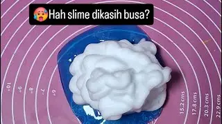 (DIY) Slim Experiment💦 What happens to Clear Slime+foam guys⁉️