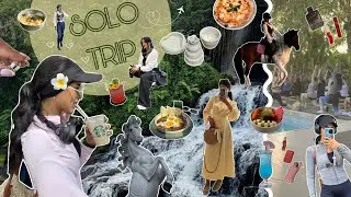 Vlog-1: My First SOLO TRIP to BALI 🧘🏽‍♀️🏝️ | سافرت جزيرة بالي لحالي وسكنت في كوخ يطل على مزرعة خيل 🐎
