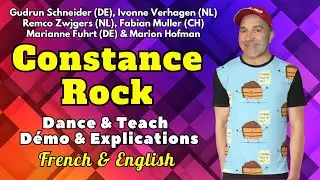 Constance Rock Line Dance (Dance & Teach / Démo & Explications / French & English)