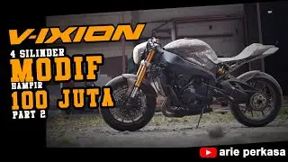 modif VIXION 4 cylinder Part.2!!!