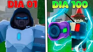 SOBREVIVI 100 DIAS COMO CYBORG NO 99 NOITES NA FLORESTA