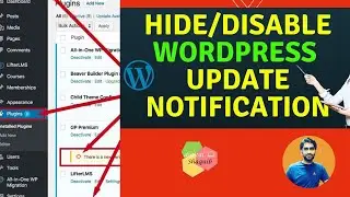 How To Hide WordPress Update Notifications For Plugins & Themes(Hindi): Easy Method
