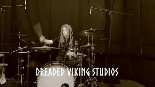 Kevin Katich jamming some reggae at Dreaded Viking Studios
