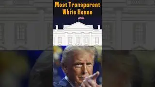 Most Transparent white house | #trumpnews #trump #politics #conservative