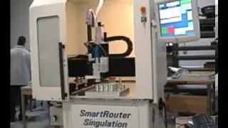 PDM's Smart Router Demonstration - PCB Depaneling/Singulation Machine
