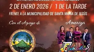 Los Francos 2 de enero 2026 en Santa Mar&iacute;a de Jes&uacute;s Sacatepequez 