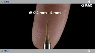 Square Micro End Mill 2Z High Performance - IZAR 9470
