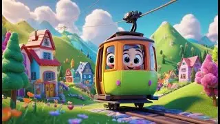 The Shy Cable Car Is Coming Gently 🚠 | Nursery Rhymes for Kids & Baby Songs