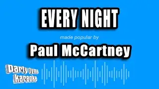 Paul McCartney - Every Night (Karaoke Version)