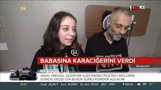 18 yaşındaki kızı, 47 yaşındaki babasına organ nakli ile umut oldu!