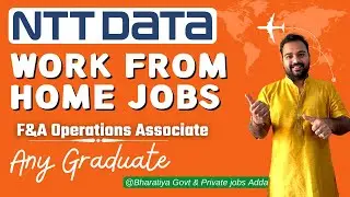 NTT Data Work From Home Jobs | Any Graduate | Salary: 25,000/- PM | IT Jobs 2022 in Telugu