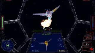 TIE Fighter Collector's CD-ROM PC MS-DOS Gameplay (GUS)
