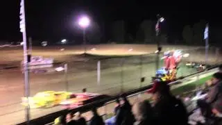 Silver Bullet Speedway, Owendale, Michigan - Racing action!