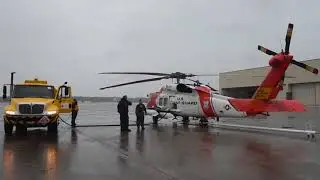 Aircrews pre stage at Air Station Savannah for Hurricane Irma Response