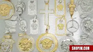 .925 Silver Simulated Diamond Pendants And Rings ||  Shopjw