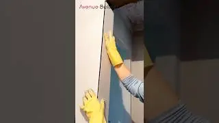 Bathroom tile installation | #diy #tiledesign #walltile #tilefitting #shortsfeed