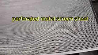 perforated security mesh，perforated privacy screen，Domestic factory production