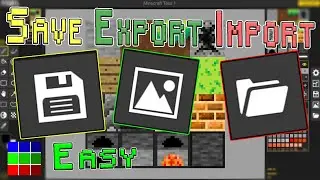 How To SAVE, EXPORT and IMPORT Files in PiskelApp.