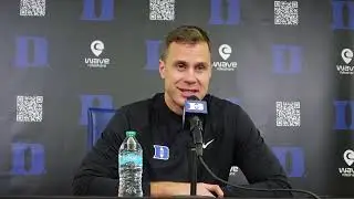 Jon Scheyer Duke vs Western Carolina Postgame Press Conference