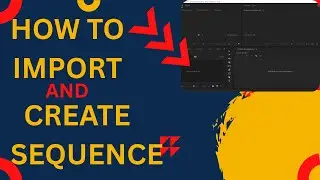 How to Import Media and Create a Sequence in Premiere Pro Course 02| Beginner Tutorial