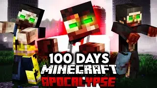 100 Days in a ZOMBIE APOCALYPSE in Minecraft