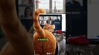Quand ton chat ruine ton Zoom 💻🍑