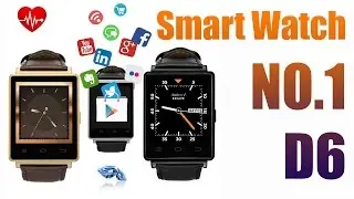УМНЫЕ ЧАСЫ NO.1 D6 на Android 5.1 - Алиэкспресс