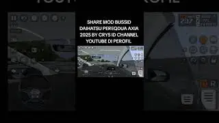 SHARE MOD BUSSID DAIHATSU PEREQDUA AXIA 2025 BY CRYS ID # fyp