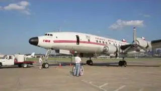 Connie Startup at the Airline HIstory Museum