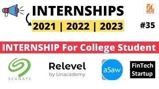 INTERNSHIP For College Students | 2021 | 2022  | 2023  PART-35 #internships #onlinelearning