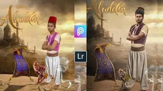 Aladdin | photo editing PicsArt and light room Manipulation Tutorial | By Ajeet Sahu
