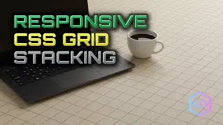 Responsive CSS GRID Row STACKING - Display Grid CSS + HTML 
