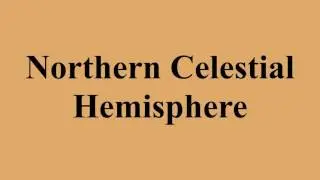 Northern Celestial Hemisphere