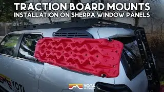 How To Install Traction Board Mounts To Your Sherpa Window Panels | 2010-2023 Toyota 4Runner