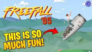 Freefall '95 Gameplay - A Free-Falling, Fast-Paced, Tony Hawk-Inspired Arcade Style Game - 4k 60FPS