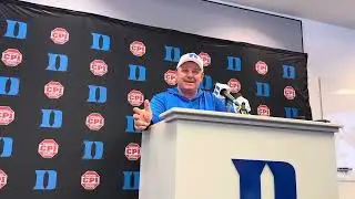 Mike Elko on freshman QB Grayson Loftis in Duke win over Pitt