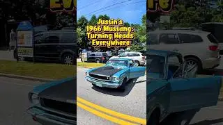 Gen Z Justin Rolls Out in a &rsquo;66 Mustang &ndash; Turning Heads at Putnam CT Classic Car Show
