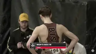 2024 USPORTS T&F Men's 600m (Zach James fan club version)