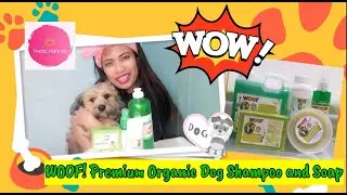 WOOF Premium Organic Dog Shampoo and Soap