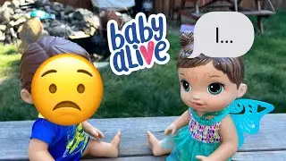 Baby alive Josh finds out Elsie is a fairy Part 1