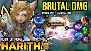 HARITH BEST BUILD 2025 | BUILD TOP 1 GLOBAL HARITH GAMEPLAY | MOBILE LEGENDS✓