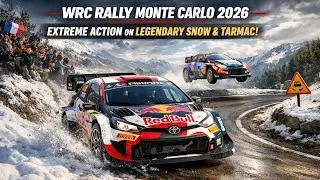 WRC Rally Monte Carlo 2026 | Extreme Action on Legendary Snow & Tarmac!