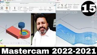 Mastercam 2022-2021 tutorial for beginners | Mastercam 2022 Dynamic Milling | #mastercam