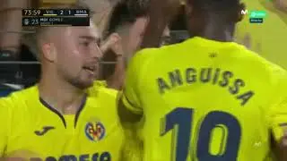 Gol de Moi Gomez en el Villarreal 2 Real Madrid 2 | Audio: Carlos Martinez | M+Liga J3