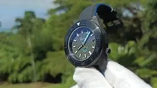 Squale T-183 Forged Carbon - Grey/Blue Dive Watch