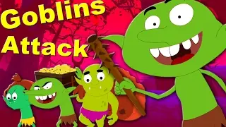 goblin attack | scary rhymes | nursery rhymes | original song | kids videos