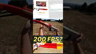 Nerf Pro Gelfire Ghost: демонстрация стрельбы