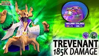 185K DAMAGE Trevenant 💥 | Best Trevenant Build + Full Ranked Gameplay | Pok&eacute;mon Unite