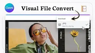 How to convert a pdf to jpg in canva (File Conversion)