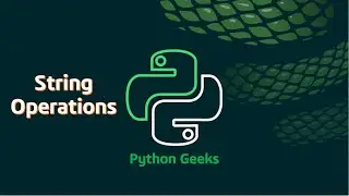 3. Python - String Operations
